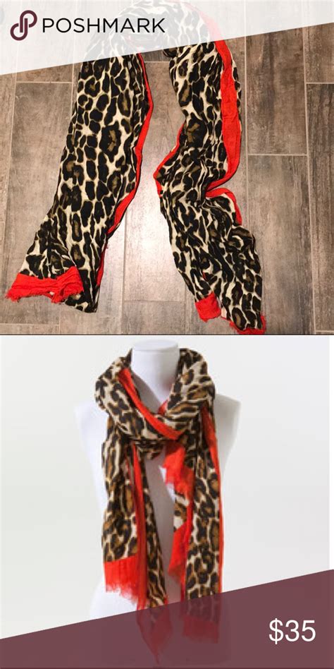 zara leopard scarf